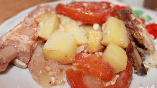 Рецепт Рагу со свиными ребрами