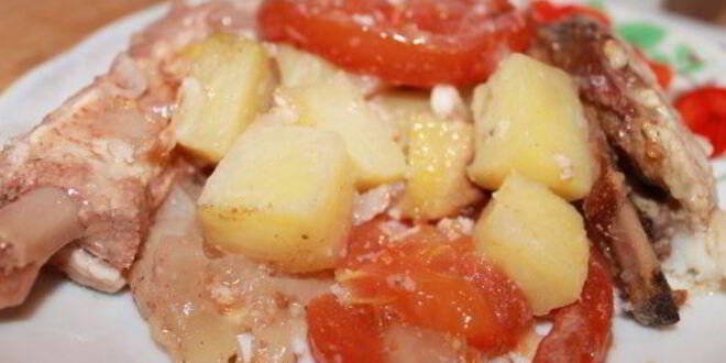 Рецепт рагу со свиными ребрами