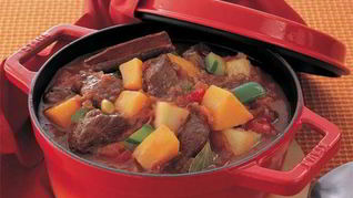 Рецепт Сочного овощного рагу с мясом