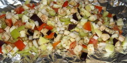 Шаг 4: рататуя на мангале