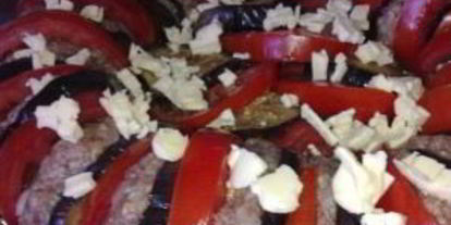 Шаг 3: рататуя с фаршем