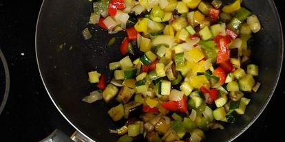 Шаг 1: рататуя в корзинке