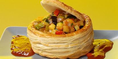 Шаг 4: рататуя в корзинке