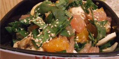 Шаг 47: рисовой лапши с креветками, мидиями и овощами