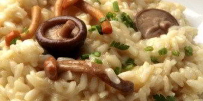 Рецепт Итальянского ризотто с лесными грибами