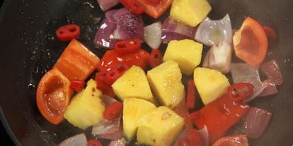 Шаг 1: пряной индейки с виноградным ризотто