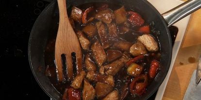 Шаг 2: пряной индейки с виноградным ризотто