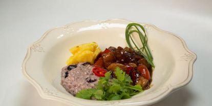 Шаг 3: пряной индейки с виноградным ризотто