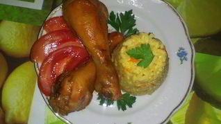 Рецепт Ризотто и золотая курочка