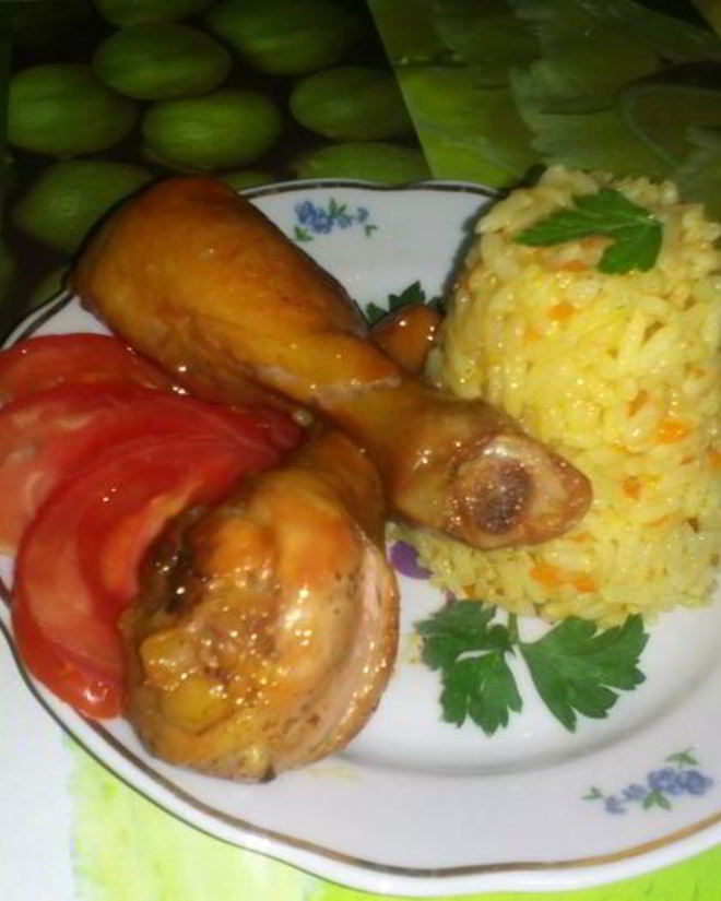 Рецепт ризотто и золотая курочка