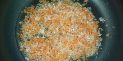 Шаг 3: ризотто и золотая курочка