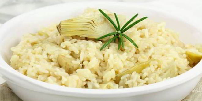 Рецепт ризотто с артишоками и оливками