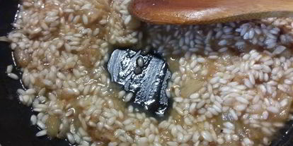 Шаг 5: ризотто с баклажаном и лимоном