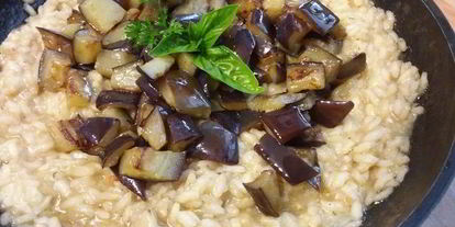 Шаг 8: ризотто с баклажаном и лимоном