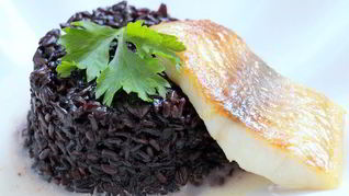 Рецепт Ризотто с белой рыбой Венере