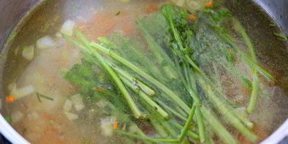 Шаг 2: ризотто с белой рыбой венере