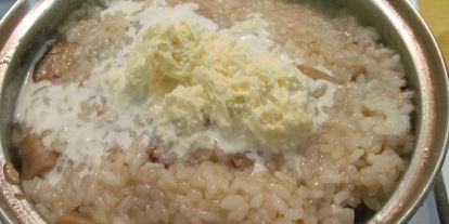 Шаг 14: ризотто с белыми грибами со сливками