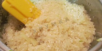 Шаг 5: ризотто с белыми грибами со сливками