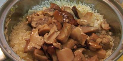 Шаг 7: ризотто с белыми грибами со сливками