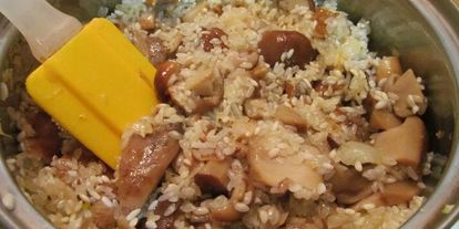 Шаг 8: ризотто с белыми грибами со сливками