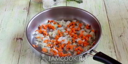 Шаг 3: ризотто с фаршем