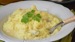 Рецепт Ризотто с горгонзолой и шафраном