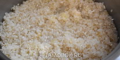 Шаг 4: ризотто с горгонзолой и шафраном