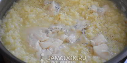 Шаг 5: ризотто с горгонзолой и шафраном