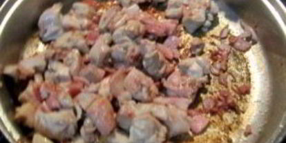 Шаг 1: ризотто с кабачками и курицей