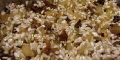 Шаг 5: ризотто с куриной печенью