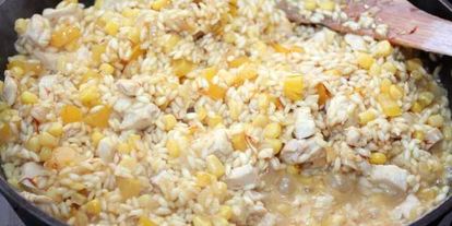 Шаг 4: ризотто с курицей