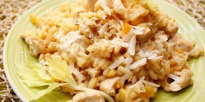 Шаг 6: ризотто с курицей