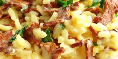 Шаг 19: ризотто с лисичками