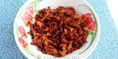 Шаг 4: ризотто с лисичками