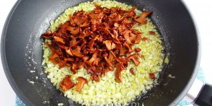 Шаг 10: ризотто с лисичками