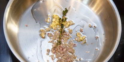 Шаг 1: ризотто с лососем