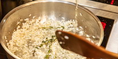 Шаг 2: ризотто с лососем