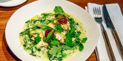 Шаг 6: ризотто с лососем