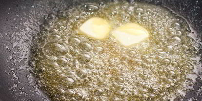 Шаг 1: ризотто с морскими гребешками и шампанским