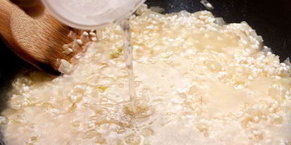 Шаг 7: ризотто с морскими гребешками и шампанским