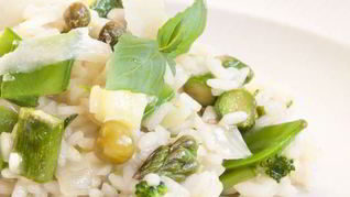 Рецепт Ризотто с овощами и сыром пармезан