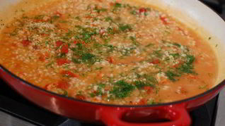 Рецепт Ризотто с раковыми шейками