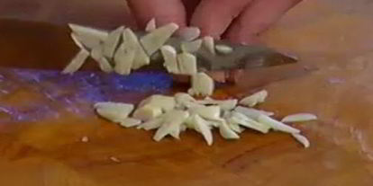 Шаг 2: ризотто с раковыми шейками