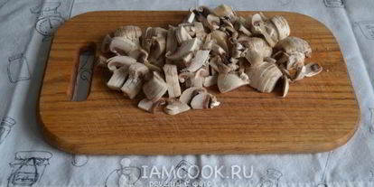 Шаг 3: ризотто с шампиньонами