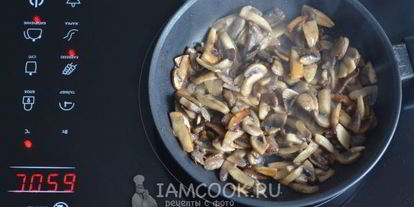 Шаг 5: ризотто с шампиньонами