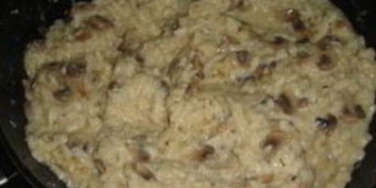 Шаг 6: ризотто с сыром и грибами