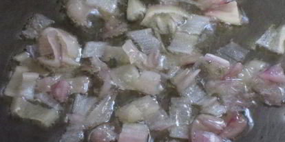 Шаг 2: ризотто с тыквой и беконом