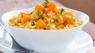 Рецепт Ризотто с тыквой и грибами