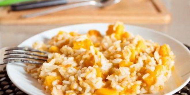 Рецепт ризотто с тыквой