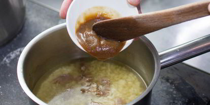 Шаг 4: ризотто с уткой